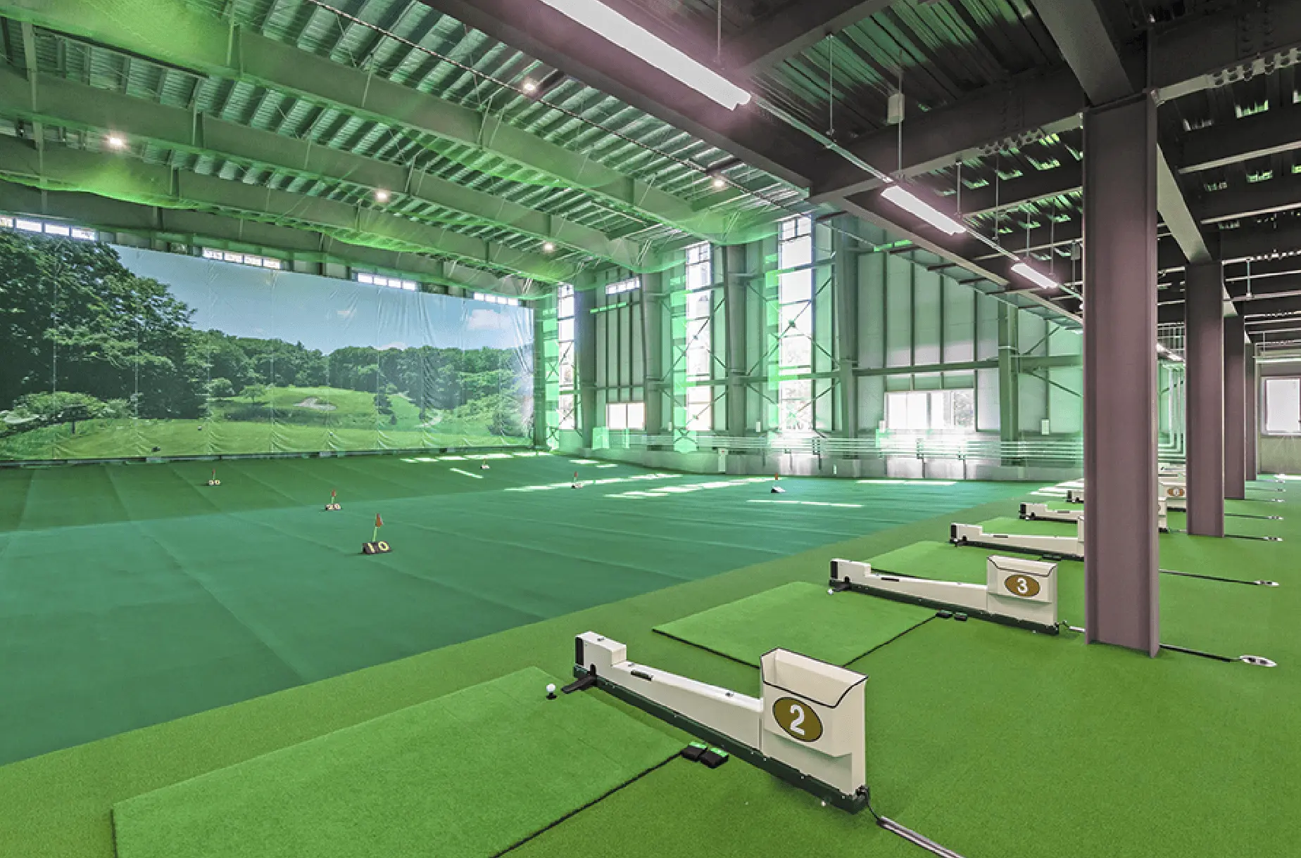 Golf studio CUBE(ゴルフスタジオ キューブ)の打ちっぱなしエリアの画像